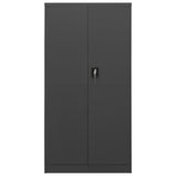 335973 Locker Cabinet Anthracite 90x40x180 cm Steel
