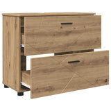 Bathroom Cabinet with Drawer Artisan Oak 76.5 x 35 x 64 cm 883303