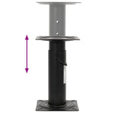 Boat Seat Pedestal Adjustable 28-45.5 cm Steel 4012137