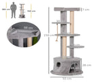 Cat Tree for Indoor Cats Kitten Tower Multi-level Activity Centre Pet Furniture with Scratching Post T3398P349894