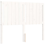 Bed Frame without Mattress White Small Double Solid Wood Pine 3192917
