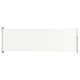 Patio Retractable Side Awning 200x600 cm Cream 317971