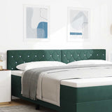Headboard with Headboard Dark Green 200 cm Faux Leather 42007108