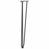 ZNTS Hairpin Table Legs 4 pcs Anthracite 72 cm Solid Steel 4012446