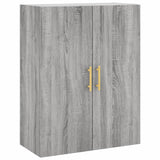 Wall Mounted Cabinet Grey Sonoma 69.5x34x90 cm 828418