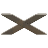 Coffee Table Legs X-Shaped 2 pcs Natural Steel 70x cm Steel 4012947