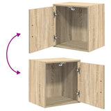 Garage Cabinets 2 pcs Sonoma Oak Engineered Wood 3328325