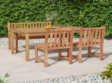 Garden Dining Set Natural Teak Smooth sanded teak hardwood Standard 3157154