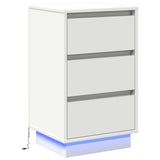 Bedside Cabinet White 39 x 34.5 x 65 cm Engineered wood 869626