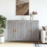 Wall Mounted Cabinets 2 pcs Grey Sonoma Engineered Wood 3197983