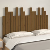 Wall Headboard Honey Brown 127.5x3x80 cm Solid Wood Pine 824791