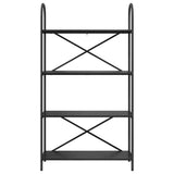 Bookshelf Black Oak 80 x 30 x 146 cm Engineered wood 879893