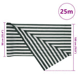 Privacy Net Green and White 1.8x25 m HDPE 195 g/m 4003753