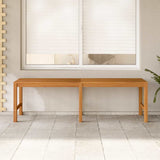 Bench Teak Solid Teak Wood 150 cm long Durable Garden Bench 316627