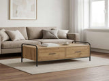 Coffee Table Artisan Oak 99.5 x 49 x 41 cm Engineered Wood 8013613