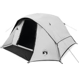 Family Tent Cabin 6-Person White Blackout Fabric Waterproof 4009565