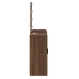 Dressing Table Brown 102 x 33 x 135 cm Engineered Wood 865187