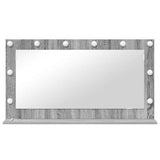 Vanity Mirror Rectangular Grey Sonoma 100 x 55 x 18 cm 868306