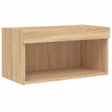 5 Piece TV Wall Units with LED Sonoma Oak Engineered Wood 3216720
