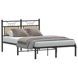Bed Frame without Mattress Sonoma Oak 120x200 cm Engineered Wood 4106790