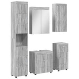Bathroom Furniture Set TULUM 5 pcs Grey Sonoma 60 x 34 x 63 cm 3398060
