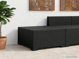 1-Seater Garden Sofa Rattan Look PP Anthracite 8011756