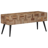 Bench 110x35x45 cm Solid Reclaimed Teak 358523