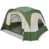 Family Tent Cabin 6-Person Green Waterproof 4009555