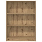 Bookcase Artisian Oak 80x24x109 cm Engineered Wood 857843