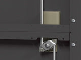 Storage Cabinet Black 90 x 40 x 140 cm Steel 3406160
