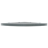Corner Shelf Set of 2 Black Tempered glass 45 x 45 cm 3051597