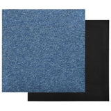 Carpet Floor Tiles 20 pcs 5 m 50x50 cm Blue 147316