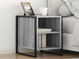 Bedside Table 2 pcs Grey Sonoma 39.5 x 30 x 50 cm 886637