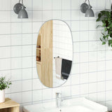 Wall Mirror Silver 70x45 cm 348213