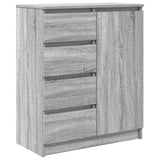 Sideboard with Drawers Grey Sonoma 71x35x84 cm Engineered Wood 861585