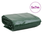 Tarpaulin Green 5x7 m 650 g/m² 156153