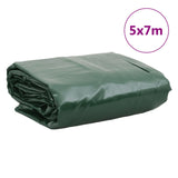 Tarpaulin Green 5x7 m 650 g/m² 156153