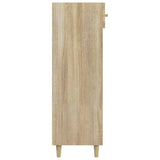 Shoe Cabinet Sonoma Oak 60x35x105 cm Engineered Wood 812783