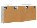 Bathroom Cabinet Set 3 pcs 116 x 16 x 62.5 cm Engineered wood 3403819