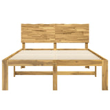 Double Bed Frame with Headboard ROSTOCK White 135 x 190 cm 3405442