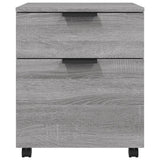 Mobile File Cabinet with Wheels Grey Sonoma 45x38x54 cm Engineered Wood 817136