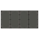 Garden Dining Set 7 pcs Black Poly Rattan 3365396