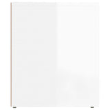 Bedside Cabinets 2 pcs High Gloss White 50x39x47 cm 816693