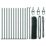 Welded Wire Fence with Concrete Base 25 x 0.6 m 3353511