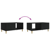 Coffee Table Black 90 x 50 x 40 cm Engineered Wood 895186