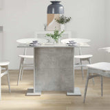 Dining Table Concrete Grey 110 x 60 x 75 cm Engineered Wood 863163