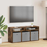 Lowboard with Drawer Smoked Oak 102 x 32 x 48.5 cm 8000592