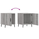 Bedside Cabinets 2 pcs Grey Sonoma 40x40x50 cm Engineered Wood 827609