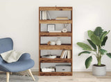 Book Cabinet Old wood 60 x 30 x 166 cm Engineered wood 880459