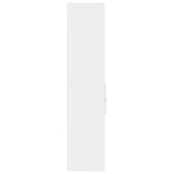 Highboard White 50x42.5x185 cm Engineered Wood 3281455